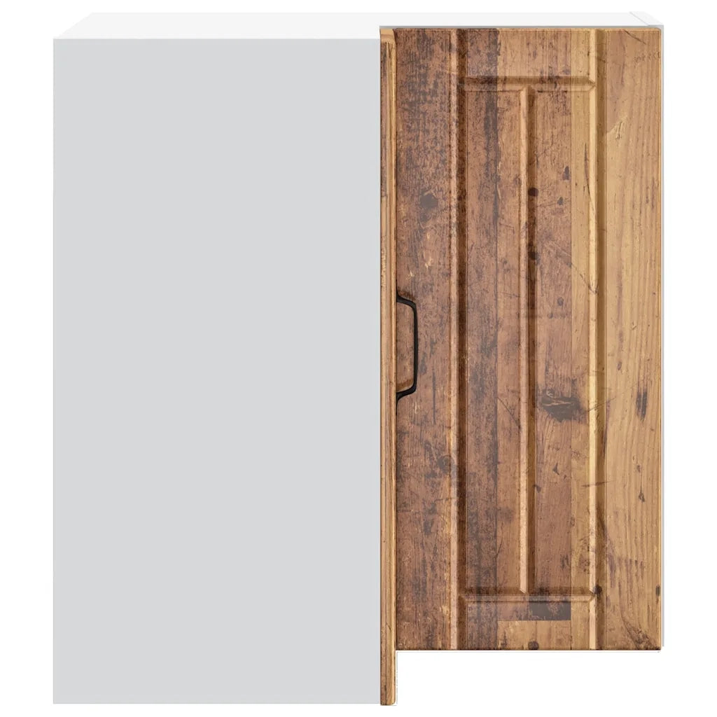 Pensile da Cucina ad Angolo Lucca Legno Antico in Truciolato