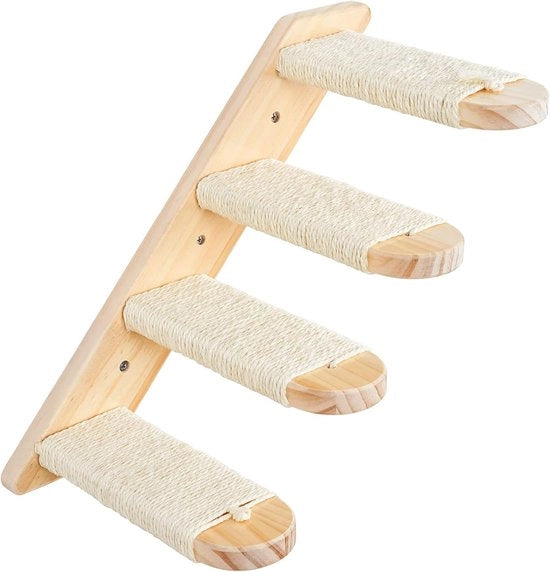 Scale per muro - piastra di legno con corda di fibra di vetro - 35 cm