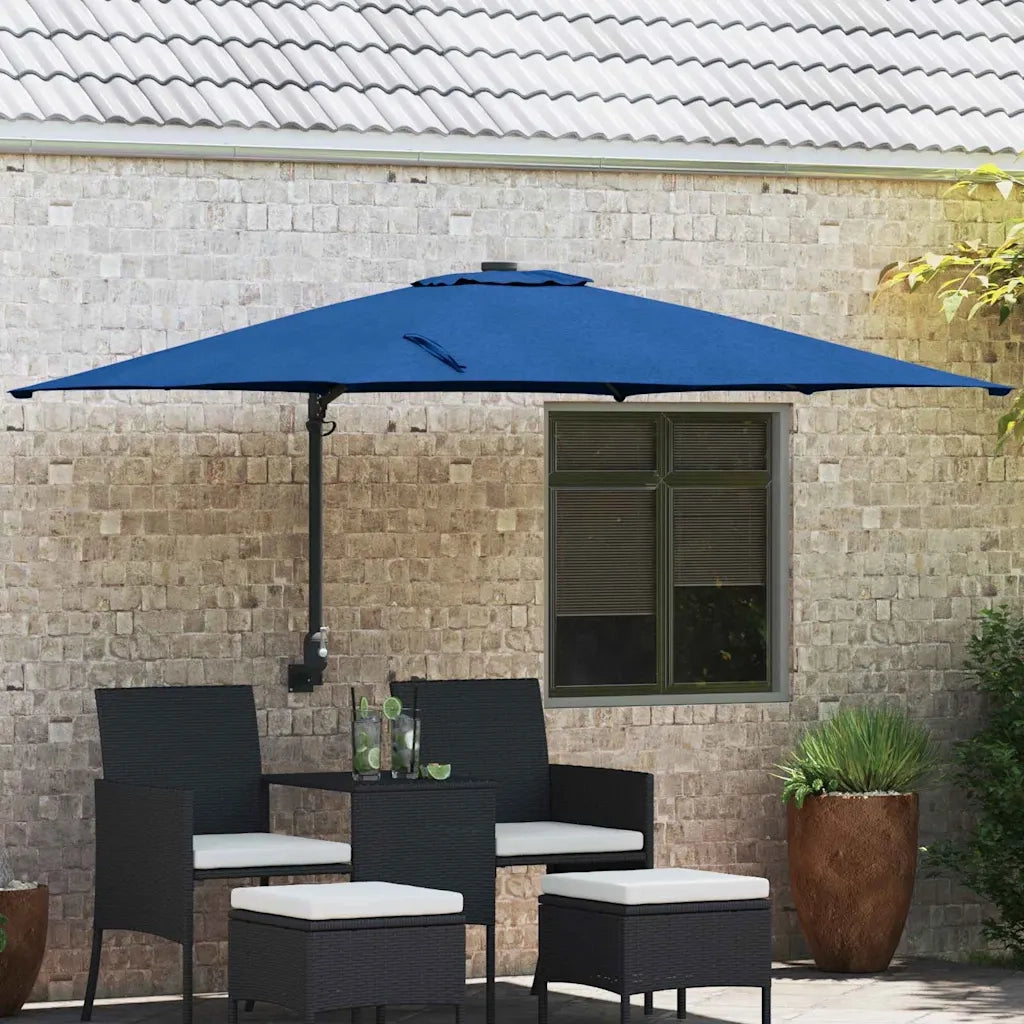 Ombrello | Parasol da giardino Azzurro 248,5 x 247,5 x 160 cm