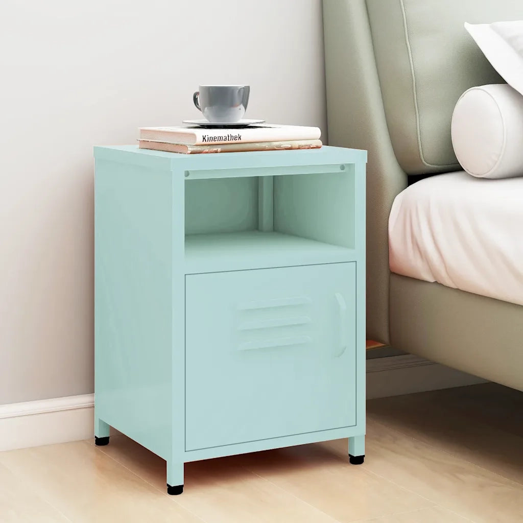 Comodino Menta 35x35x51 cm in Acciaio cod mxl 57335