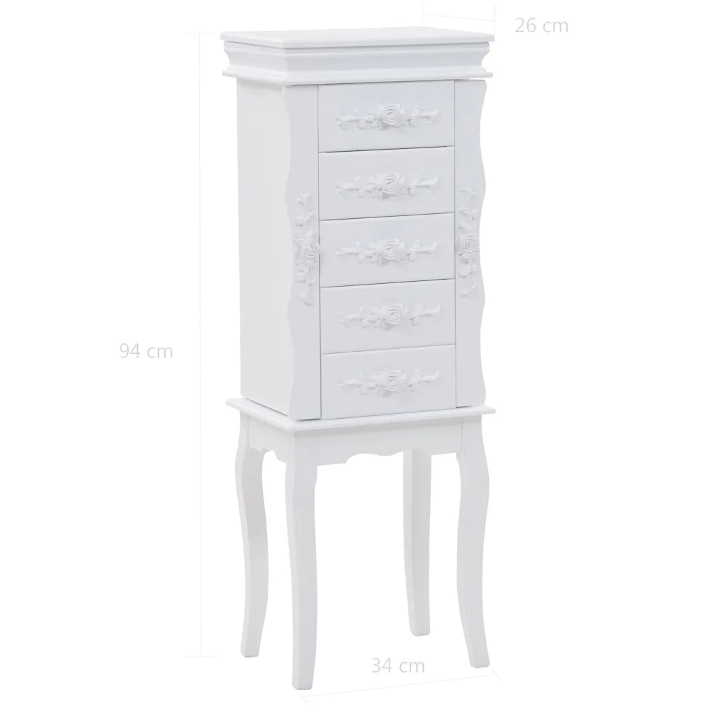 Armadietto Portagioie Bianco 246959