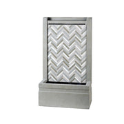 FONTANA DECORI MODERNI 23X55XH95CM SABBIA/GRIGIA