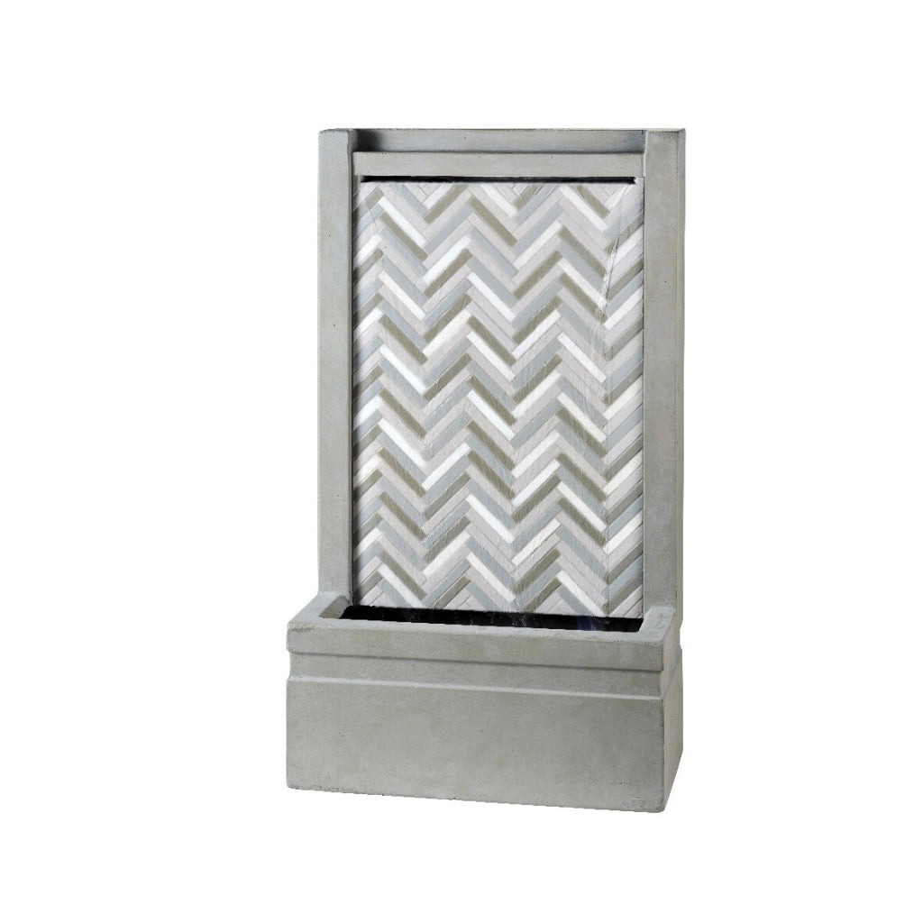 FONTANA DECORI MODERNI 23X55XH95CM SABBIA/GRIGIA