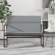Panca-Sgabello Grigio Chiaro 100x64x80 cm in Tessuto