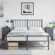 Comodini 2 pz-Set di 2 Tavolino da notte Antracite 34,5x39x62 cm in Acciaio