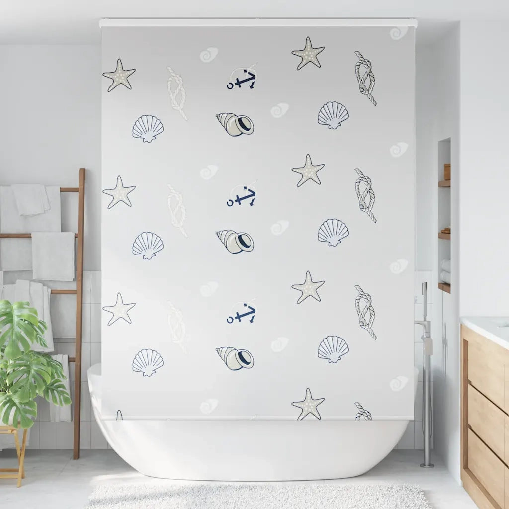 Tenda a Rullo Doccia Cassonetto 150x240 cm Larghezza Tessuto 4015017