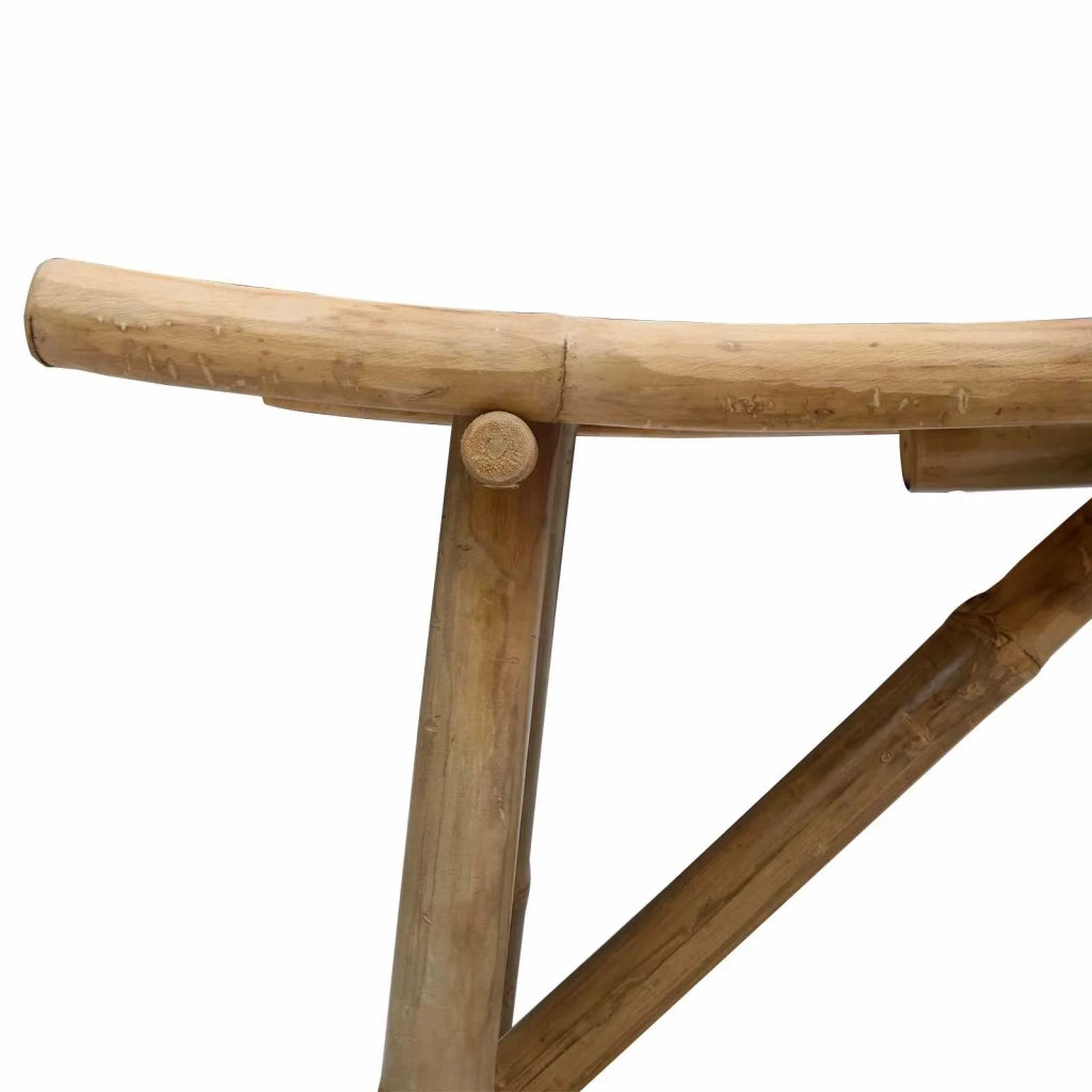 Panchina da giardino Naturale 110 x 45 x 50 cm Bambù