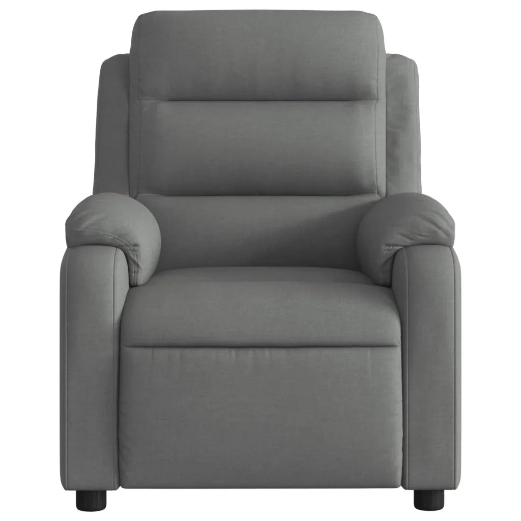 Divano Sedia-Poltrona reclinabile in tessuto grigio scuro 453231