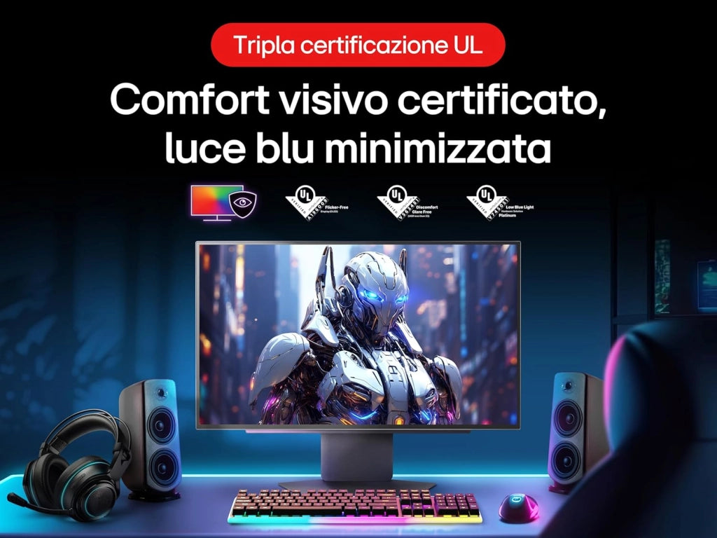 UltraGear OLED 27GX790A Monitor Gaming 27", QHD (2560x1440), OLED, 480Hz, 0,03ms (GtG), G-Sync, FreeSync Premium Pro, HDR True Black 400, HDMI 2.1, DisplayPort 2.1, Nero