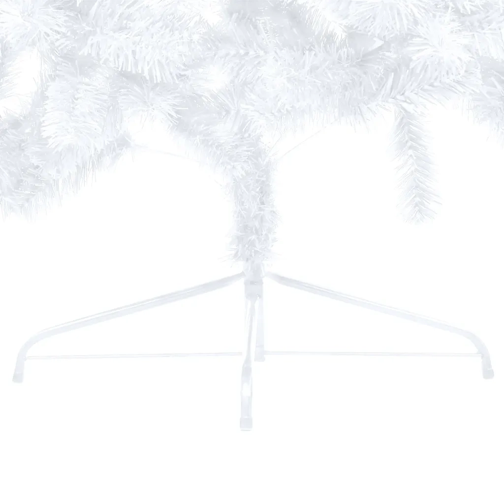 Set Albero Natale Artificiale a MetÃ  LED Palline Bianco 150cm  cod mxl 26950