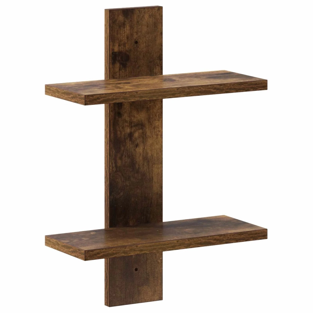 Scaffale da parete Rovere Fumo 30 x 13.5 x 43 cm 8020325