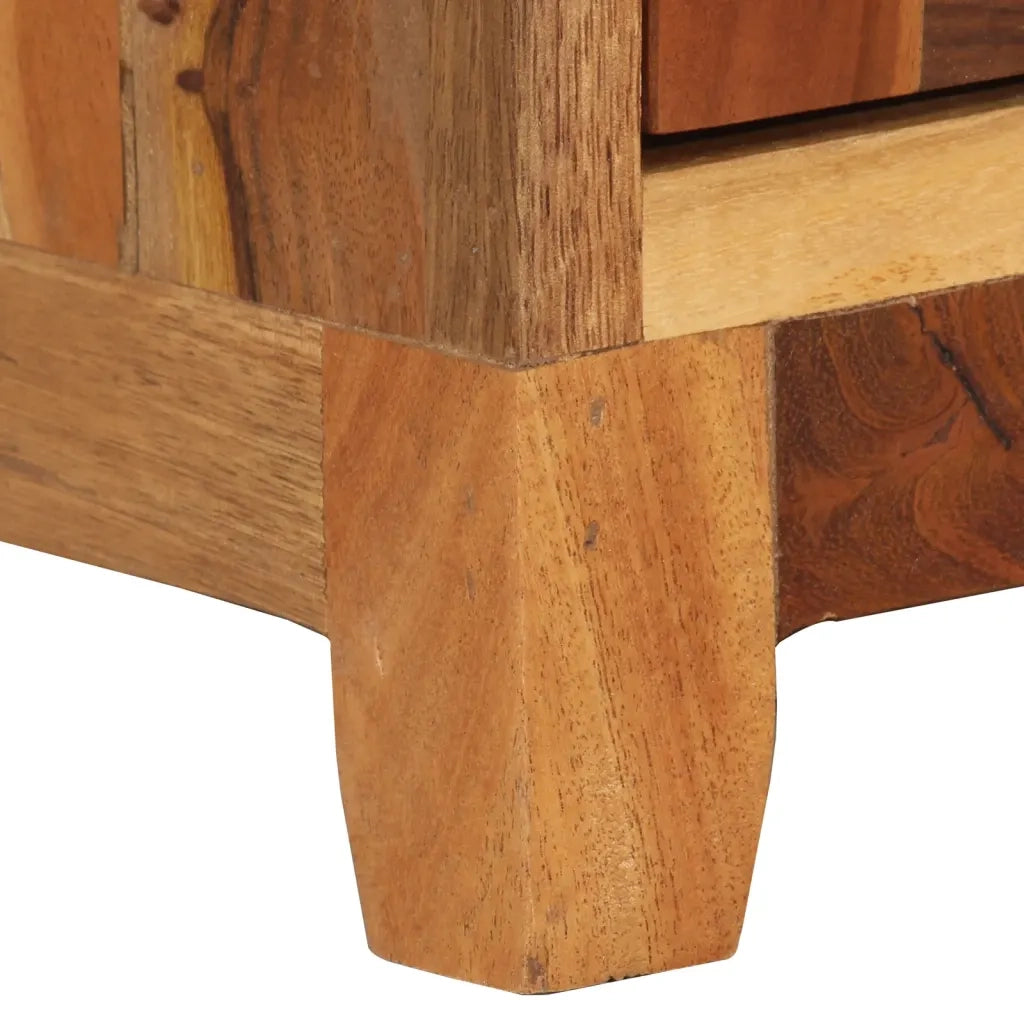Comodino 40x30x50 cm in Legno Massello di Recupero 288094