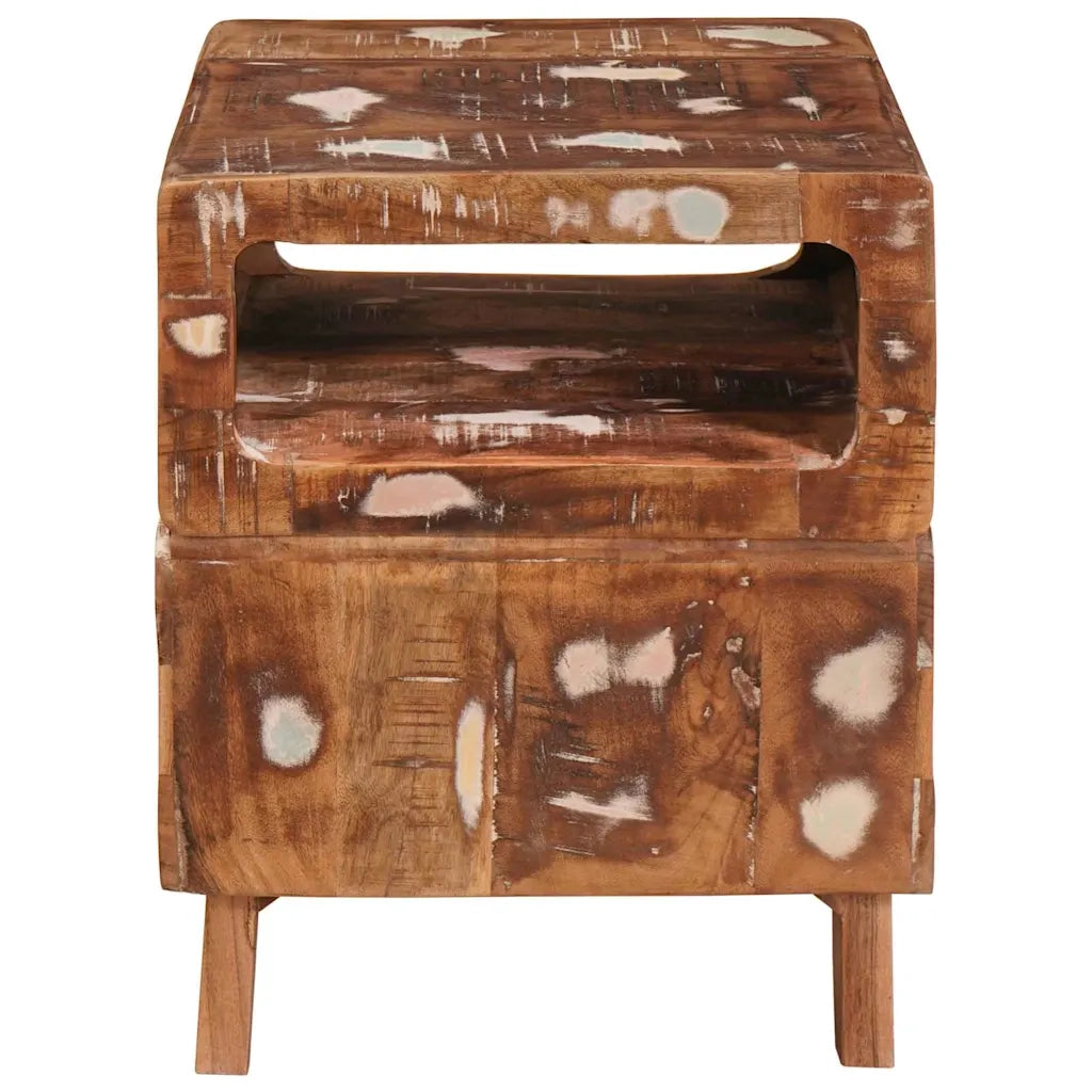 Tavolino Marrone 40 x 40 x 49 cm Legno Recuperato Massello 4104554
