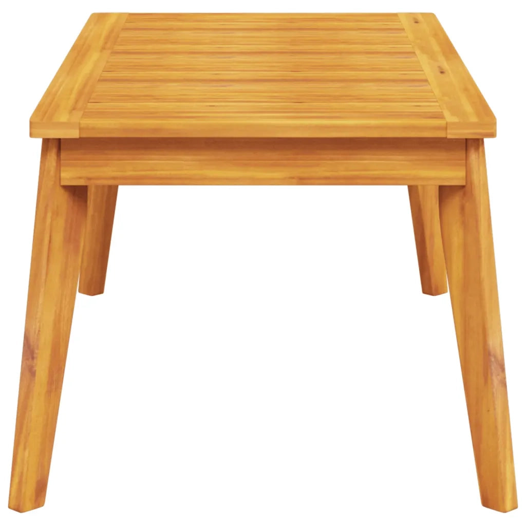 Tavolo da Pranzo da Giardino 100x55x45 cm Legno Massello Acacia
