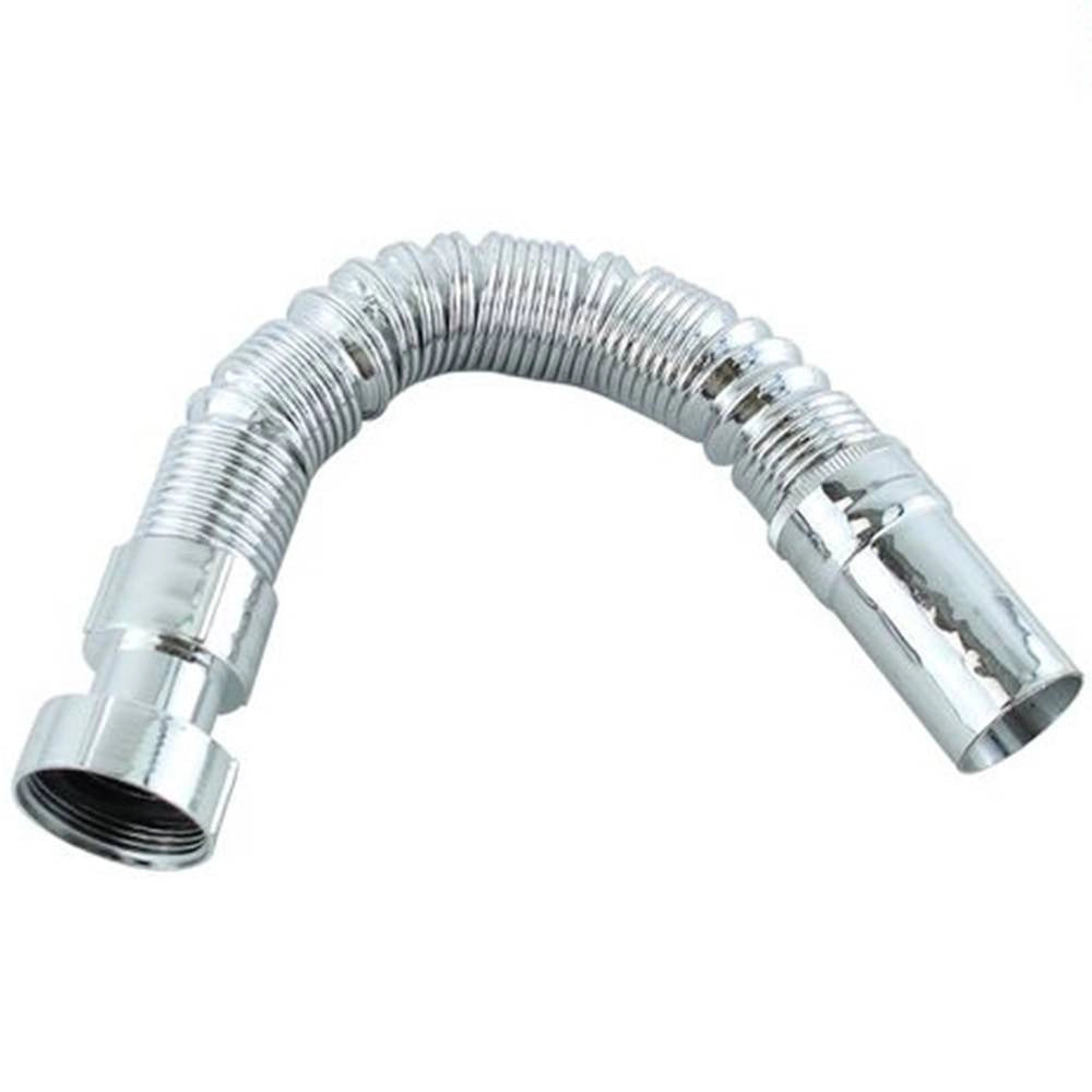 Trade Shop - Canotto Tubo Di Scarico Estensibile Per Lavabo Lavello 400-800 Mm 1/2 10072 -