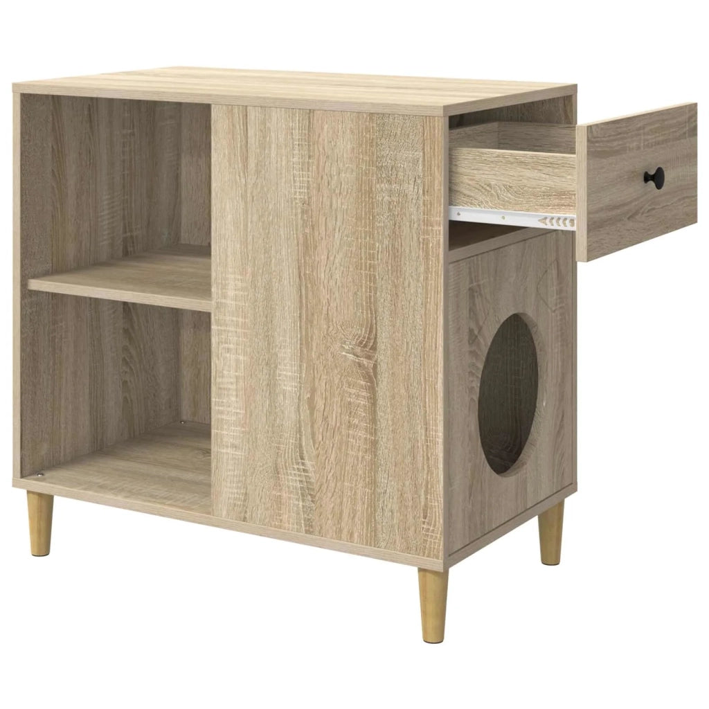 Casa per Gatti Sonoma 72 x 42.5 x 70 cm Legno multistrato CFW2174170