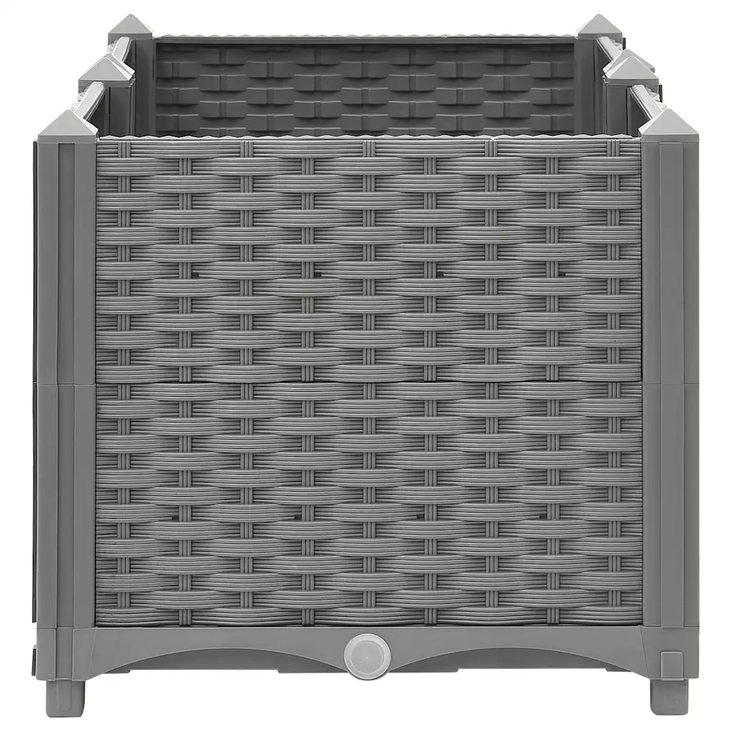 Fioriera Rialzata 80x40x38 cm in Polipropilene