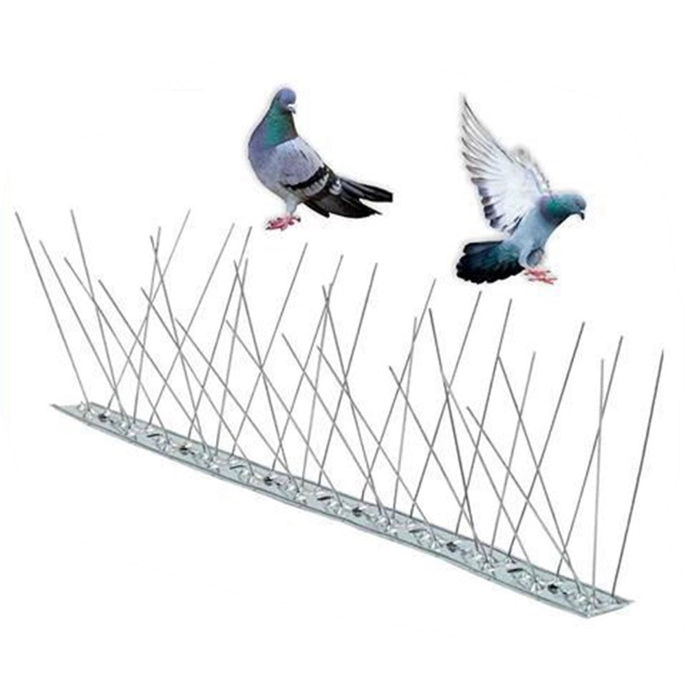 Trade Shop - Dissuasore Anti-piccioni Per Uccelli 80 Spilli 100cm Per Cornicioni Balconi Grn01 111502 -