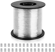 Cavo di nylon trasparente resistente alle scalfitture - decorazioni per pesci, attività di ricamo - oreficeria da appendere.