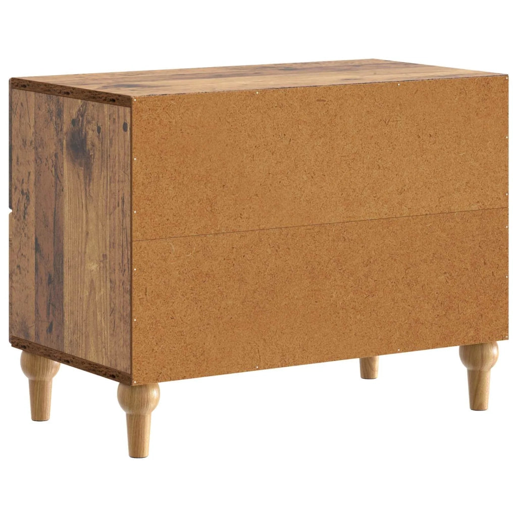 Armadio da Notte con cassetto Legno antico 62 x 34,5 x 48 cm 894093