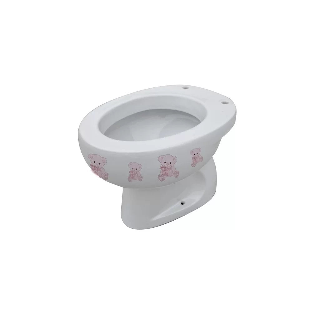 Vaso infanzia serie orsetta scarico a pavimento