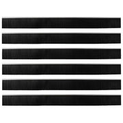 Spazzole per porte autoadesive 6 pz Argento 100 cm CFW9446591