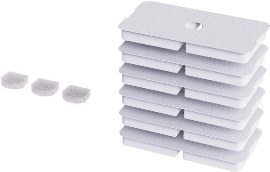 Set di Filtri per Fontana Acquatica per Gatti, 6 Filtri, 3 Sponze (1 Pacchetto)