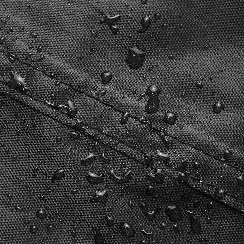 vidaXL Copertura per mobili da esterno Nero 229 x 113 x 73 cm 210D