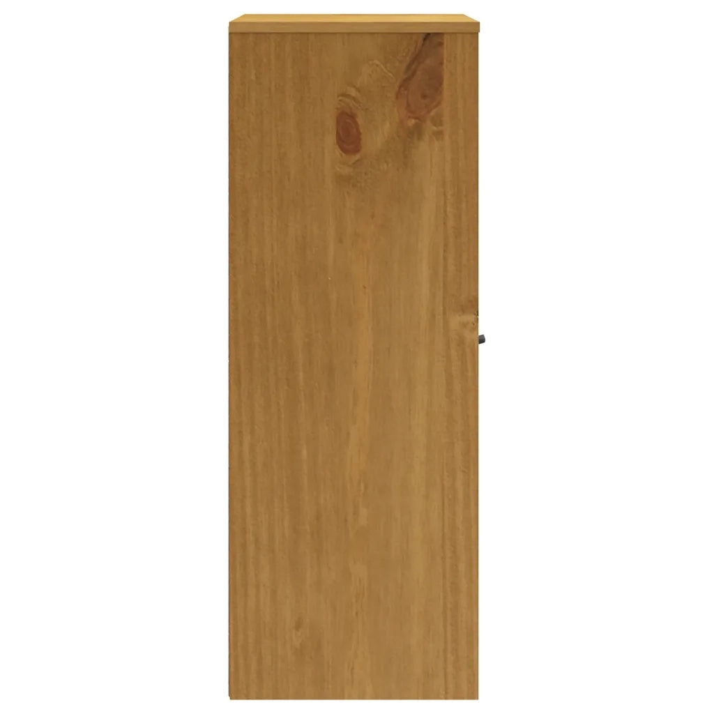 Scaffale per Credenza Anta in Vetro FLAM Legno Massello di Pino 357825