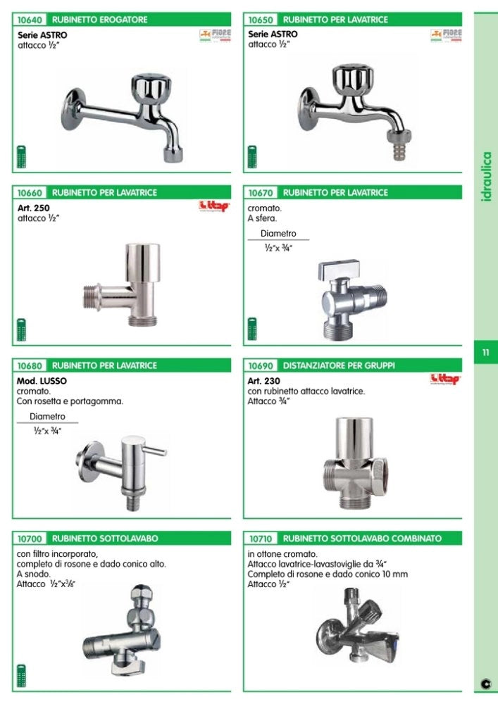 6pz pl rubinetto a sfera x lavatrice gr.1/2x3/4 cod:ferx.76007
