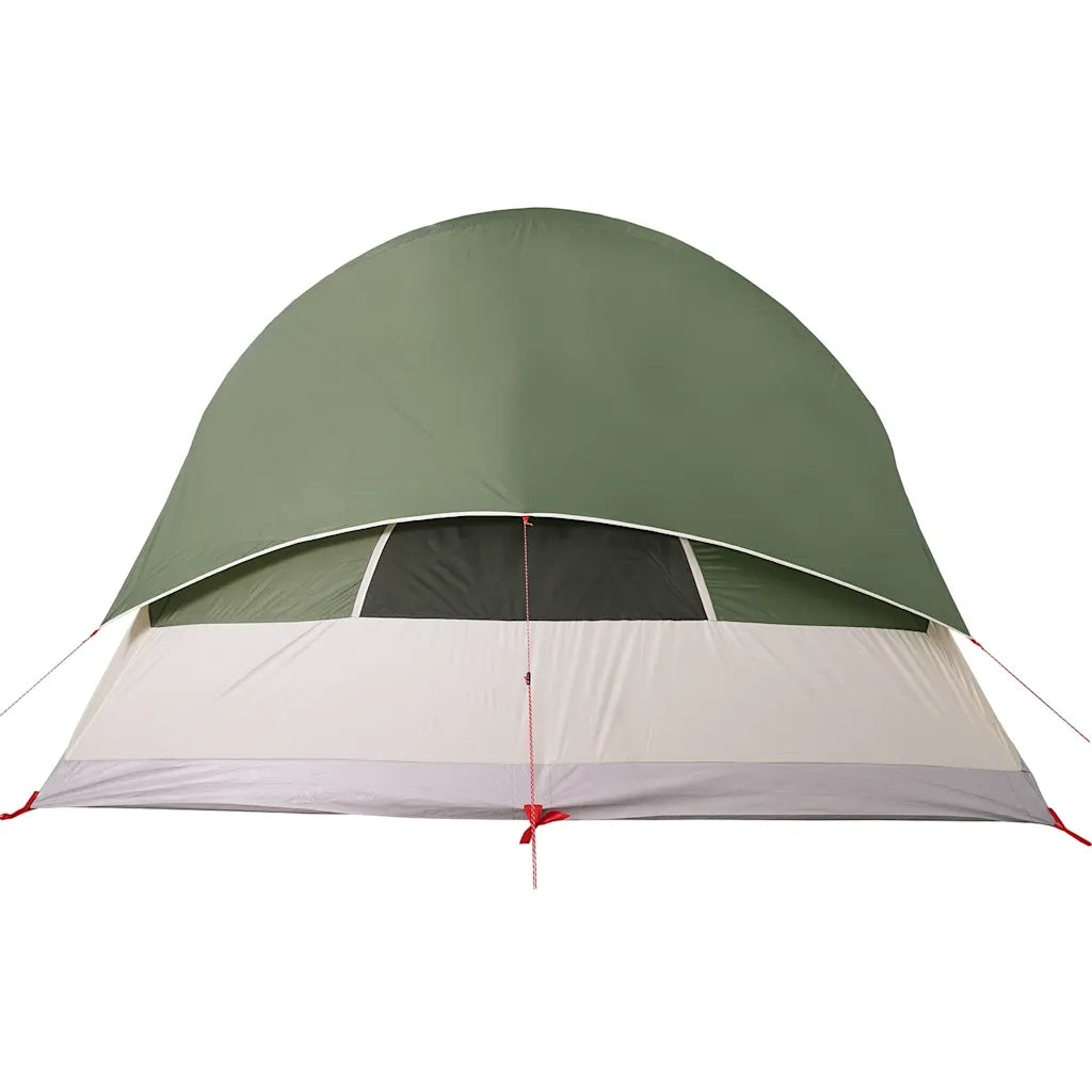 Tenda Familiare a Tunnel per 8 Persone Verde Impermeabile 94734