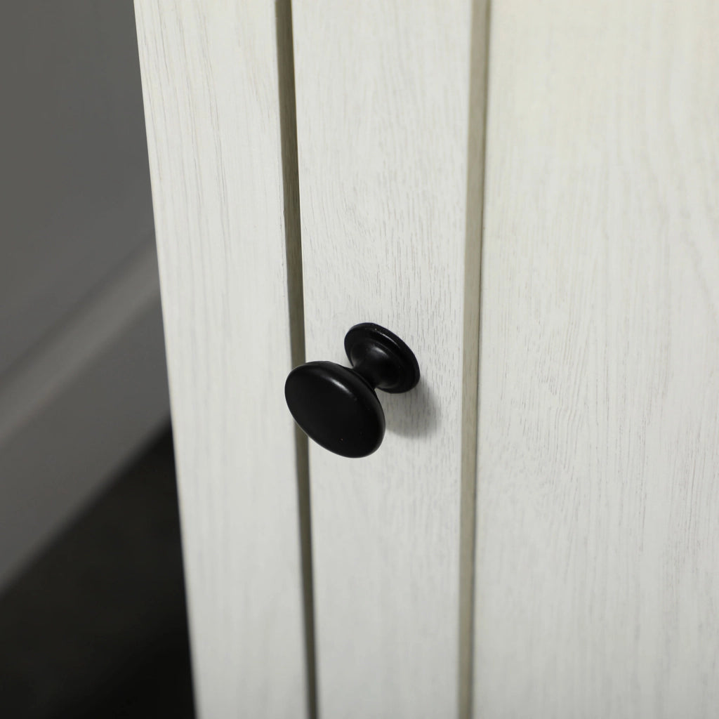 Mobile Colonna Bagno con 3 Ante e Ripiano Regolabile ¨C Minimal ¨C 39.5x30x160 cm Bianco