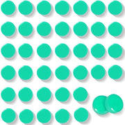40 pezzi di magneti forti per lavagne, bacheche e frigoriferi - Magnetici mini per frigoriferi a forma rotonda - Piccoli magneti con forte aderenza - Decorativi magneti per lavagne per pareti, uffici e case (verde)