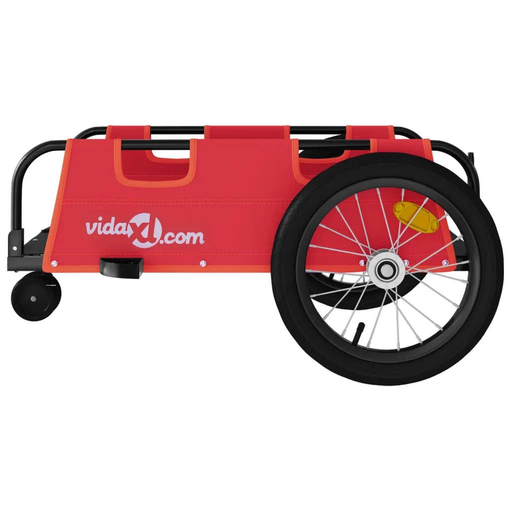 Rimorchio da Bici Rosso Oxford e Ferro CFW9854880