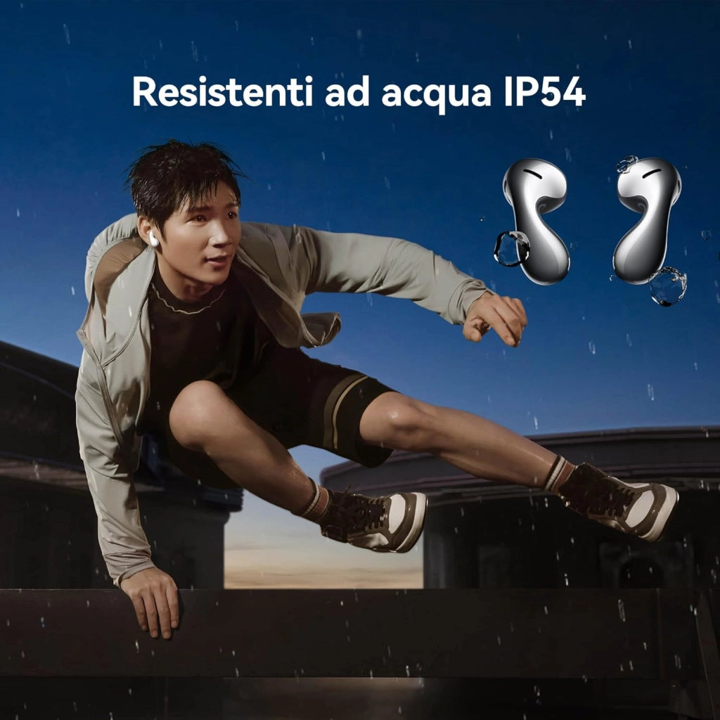 HUAWEI FreeBuds 5,iOS,Android&Windows,Cuffie Bluetooth Wireless,Design ergonomico,Driver ultramagnetico,Bassi intensi,Audio Hi-Res,Super ricarica,30h di autonomia,EQ adattivo,Versione italiana,Bianco
