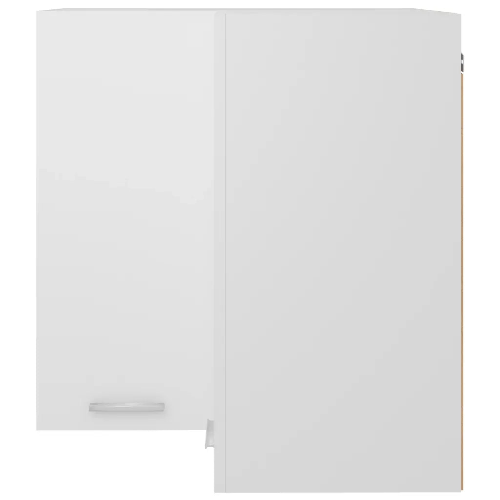 Pensile Angolare Â“LyonÂ” Bianco 57x57x60 cm