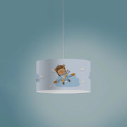 Sospensione Moderna Decokids Polilux ® Grafica Fly 1 Luce E27