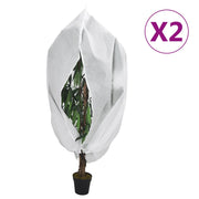 Coperture con Cerniera per Piante 2pz 70 g/mÂ² 1,55x1,55 mcod mxl 107674