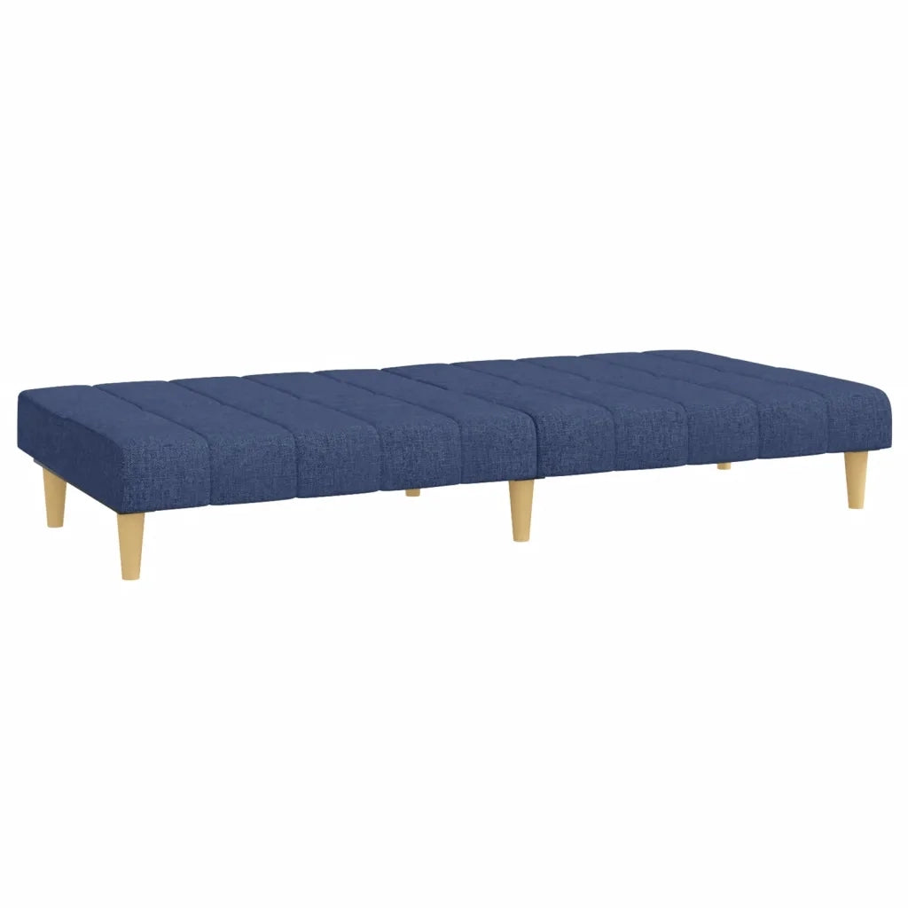 Divano Letto a 2 Posti-Sofa Letto 2 Posti-Daybed Blu in Tessuto 257812