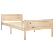 Giroletto senza Materasso-Struttura Letto 100x200 cm in Legno Massello di Pino 951121