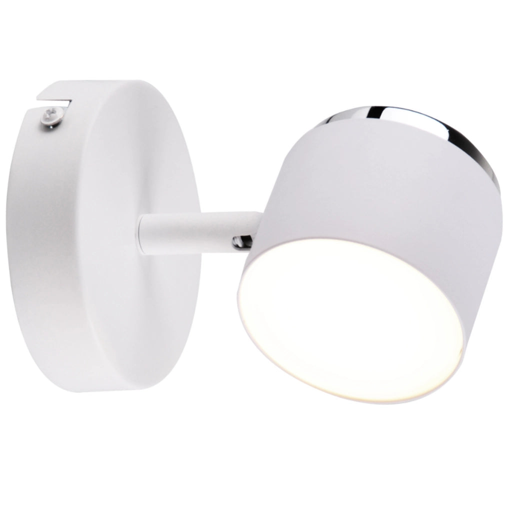Applique LED orientabile bianca 3000K Kubik Polux 318213
