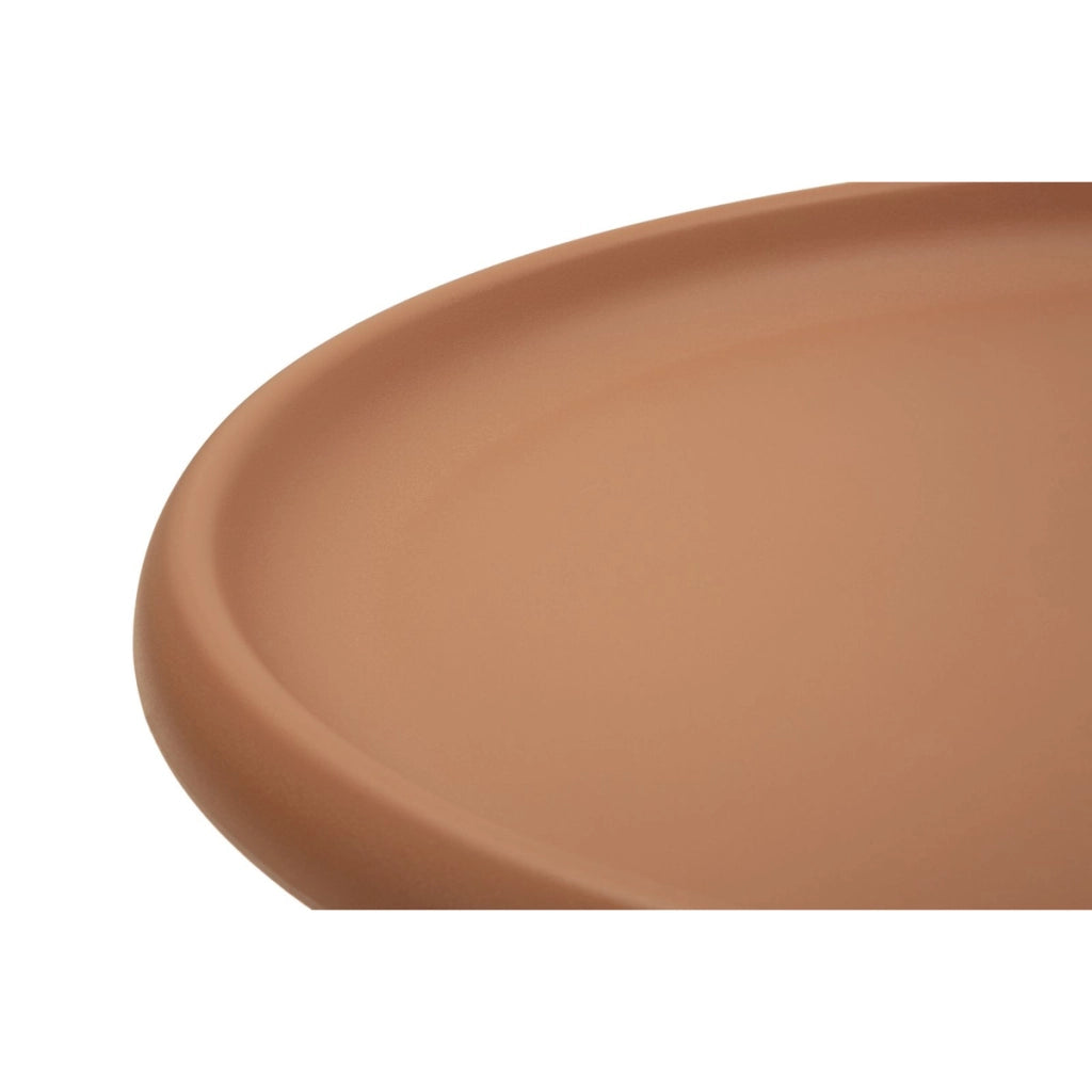 Tavolino VKH1100, Rosso, Plastica, 70x70x35 cm