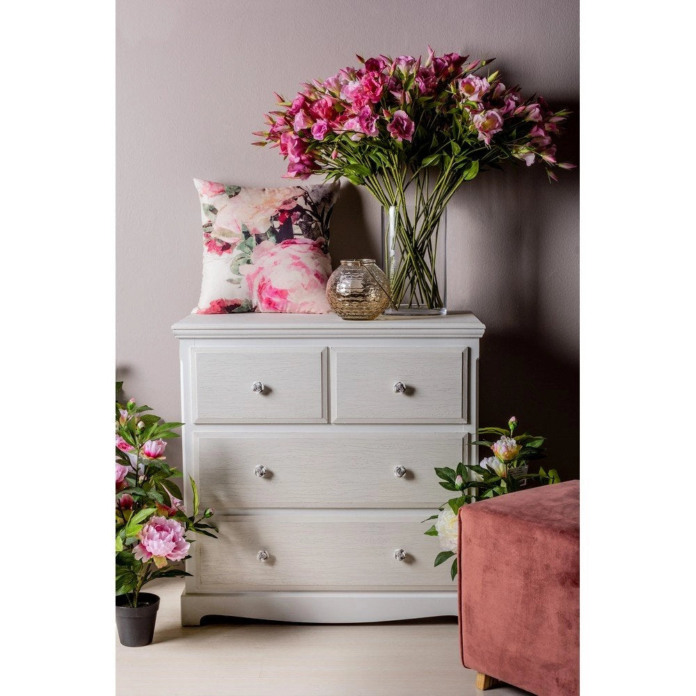 Cassettiera Legno Bianco Rustica da Interno - BLAINE