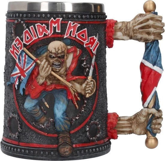 Tazza da Tè con Disegno Iron Maiden 18cm Nero - Oggetto da Collezionista