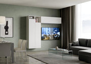 Composizione parete soggiorno A21B L.234 H.194 P.39,2 Optional Libreria h.30 € 94