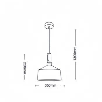 Lampadario Portalampada a Sospensione Attacco E27 Design Nordico IP20 Da Interni bianco