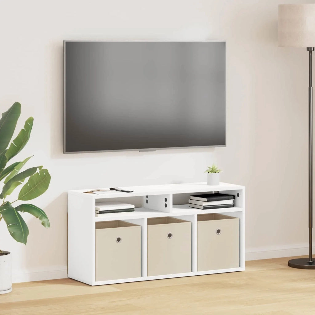 Lowboard con cassetto Bianco 87 x 27,5 x 43 cm CFW5749166