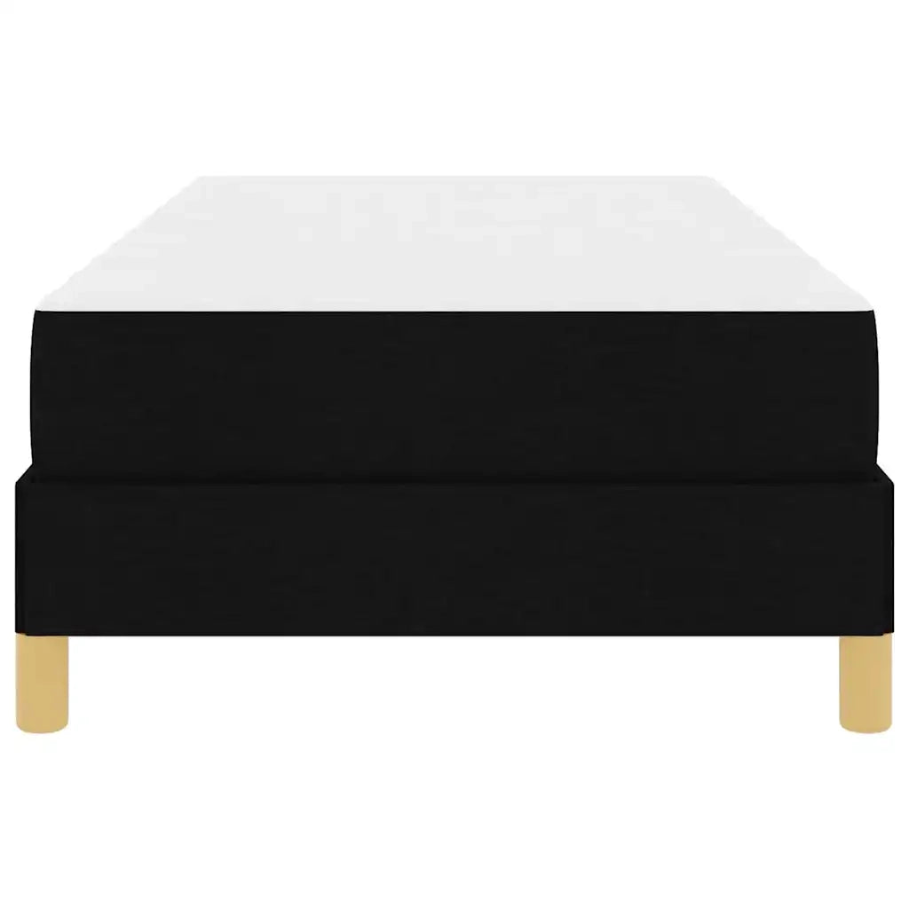 vidaXL Letto a molle Nero e Marrone 100 x 200 cm
