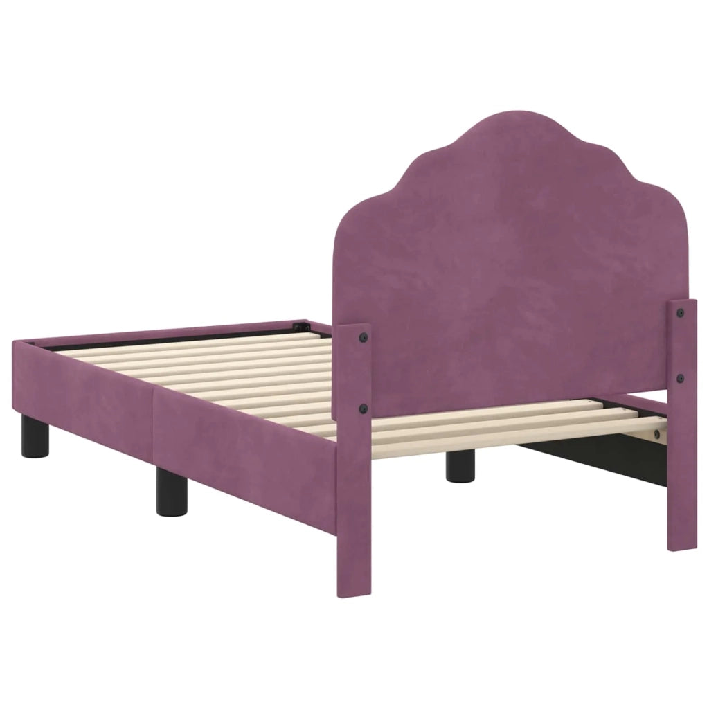 Struttura letto per bambini con testata-Giroletto per bambini Viola 70 x 140 cm 588171