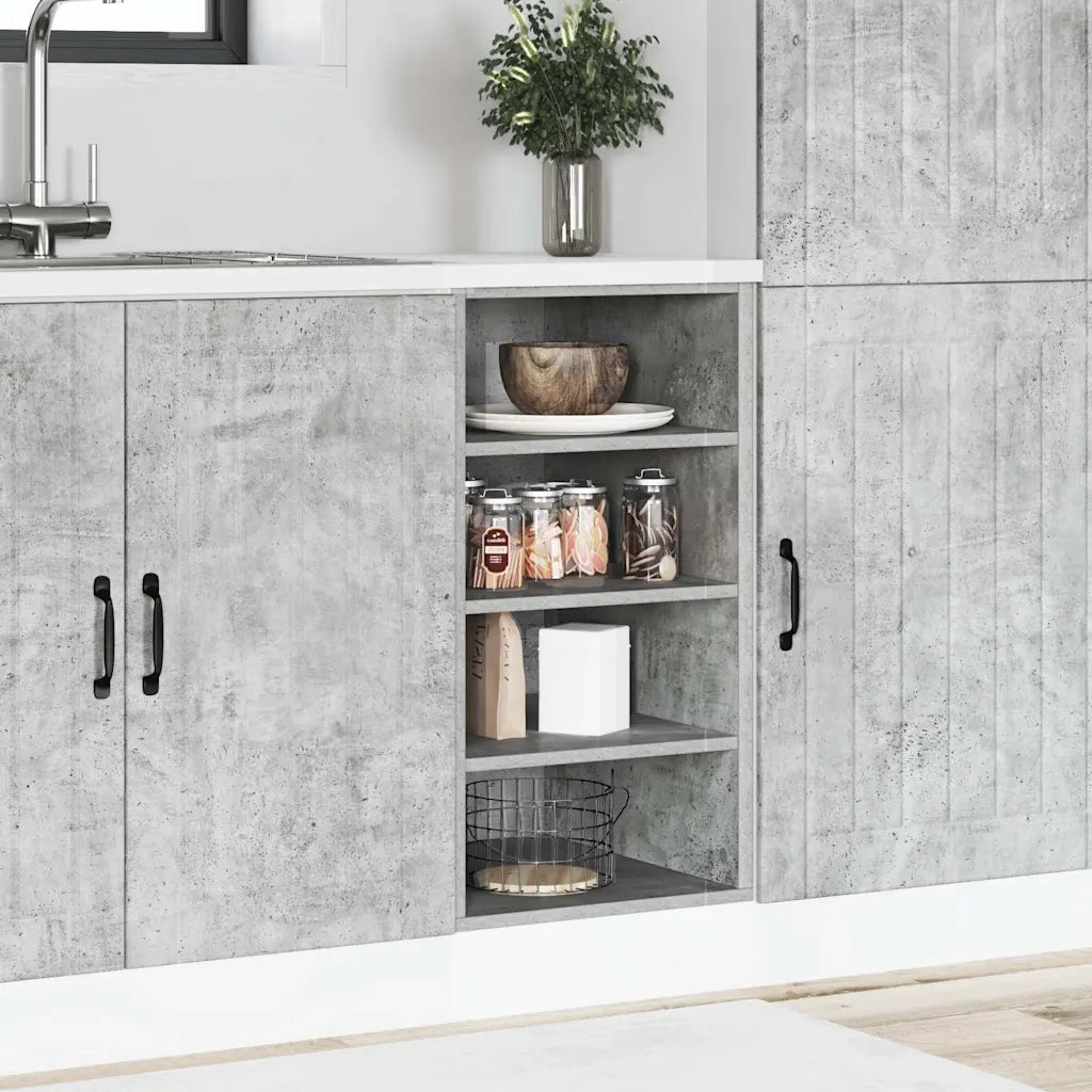 Armadio Inferiore “Riga” Grigio Cemento 40x44,5x81,5 cm 854205